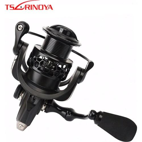 TSURINOYA Spinning Fishing Reel NA2000 3000 4000 5000 8+1BB 5.2:1 Ratio 6-12kg Drag Spool Fishing Reels For Saltwater/Freshwater