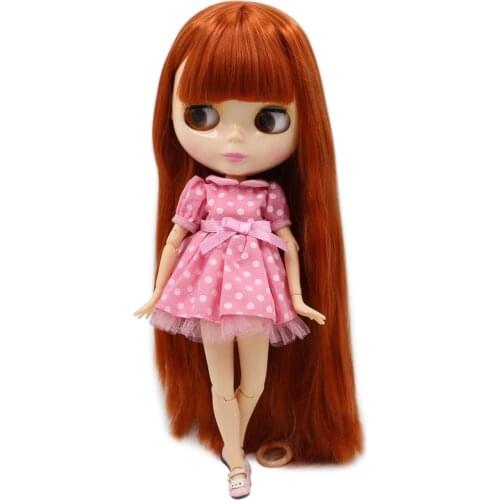 ICY DBS Blyth bjd 1/6 30cm doll natural skin Soft straight hair with bangs joint body BL232