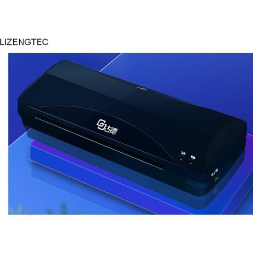Free Shipping LIZENGTEC Hot Selling Multi-Function Professional Office Hot and Cold Roll Laminator Machine for A4 Paper Photo