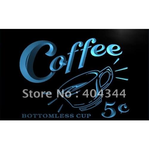 LK148- Coffee 5 cents Vintage Reporduction Neon Sign home decor crafts