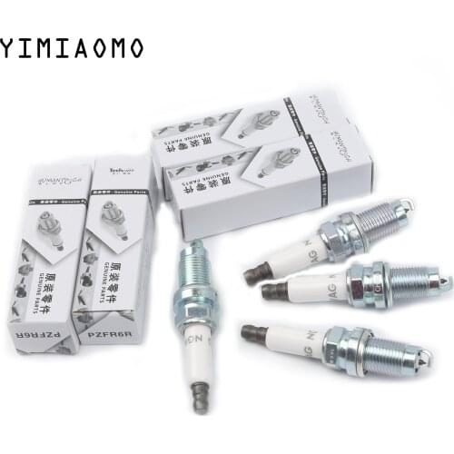 4PCS 03C 905 601 Spark Plug Set For VW Golf Jetta Passat Tiguan AUDI A1 A3 Skoda Octavia Yeti Seat Leon Toledo 1.4TSI / 1.4TFSI