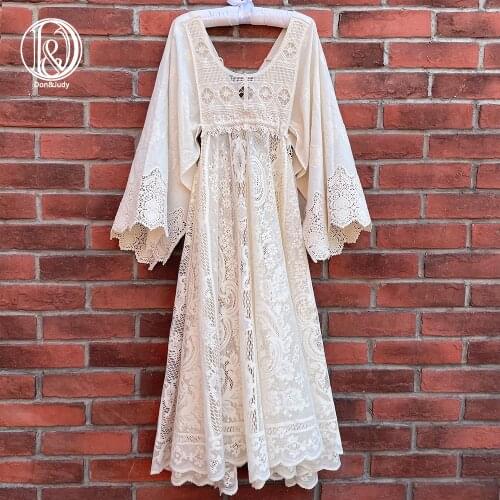 Don&Judy 4-8 Years Old Girl Applique Dresses for Photo Shoot Party Evening Birthday Lace Embroidery Dress Photography Prop 2021