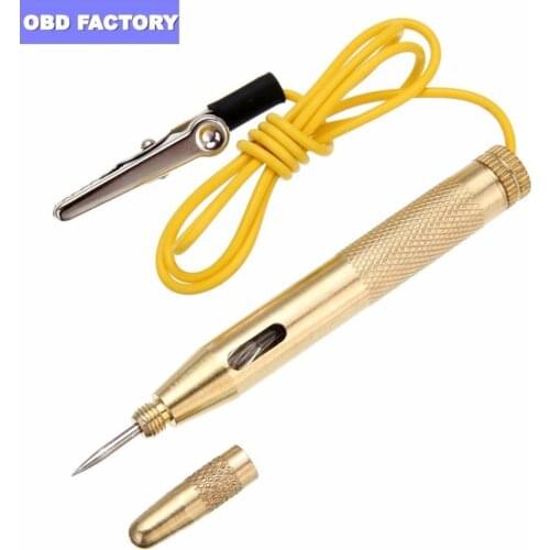 DC 6V-12V Electrical Circuit Tester Pen Motorcycle Car Truck Circuit Voltage Circuit Tester Car Light Lamp Test Pencil