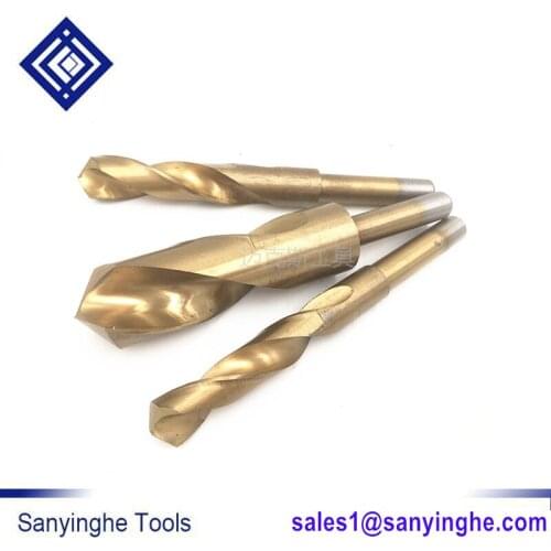 High hardness 13mm-15mm Reduced 1/2 inch Straight Shank Twist Drill Bits Containing Cobalt stainless steel Drill Bits