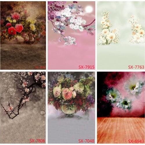 Vinyl Chinese Style Flower Themed Photography Backdrops Prop Vintage Portrait Photo Studio Background 2157 YXFL-89