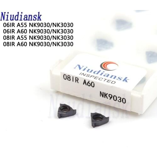 06IR A60 A55 08IR A60 A55 NK9030 thread Carbide insert cnc lathe threaded turning tools Processing stainless steel and steel