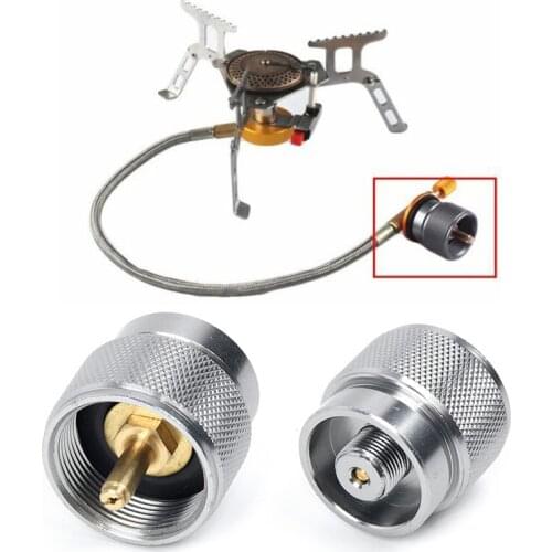 1PC 1 Lb. Stove Tank Adapter Gas Propane Cylinder Coupler Canister Valve High Quality Outdoor Tool Accessories