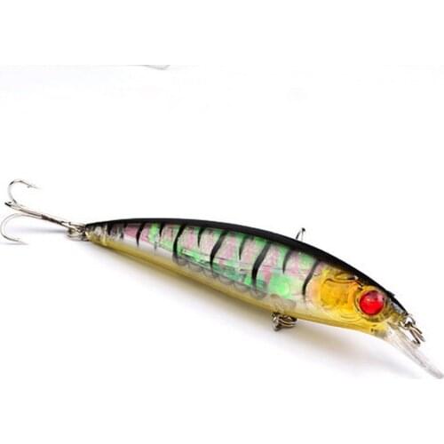 1pc Minnow Fishing Lure 110mm 13g Floating Artificial Hard Bait Bass Wobblers Lures Crankbait Treble Hooks Carp Fishing Tackle