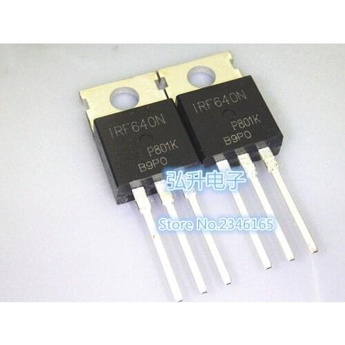 10pcs IRF640NPBF TO220 IRF640N TO-220 IRF640 Power MOSFET new and original