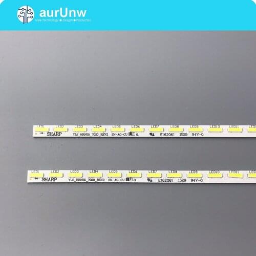 20 pieces/lot 64LED 596mm LED strip for Sony Sharp XBR-55X850C KD-55X8500C 75.P3C08G001 15A09N SYV5541 YLS_HAN55_7020 HRN55 NEW