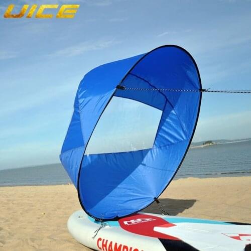 42 Inches Clear Window Wind Sail Kayak Rowing Paddles Surfboard Sup Board Water Sports Surf Island Boat Accessories 4 Colors
