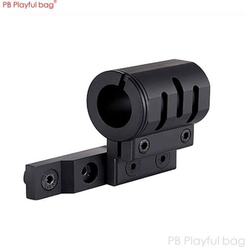 Playful bag M-lok flashlight aiming tube clip side mounted flashlight clip mlok flashlight bracket CS outdoor DIY toys QG96