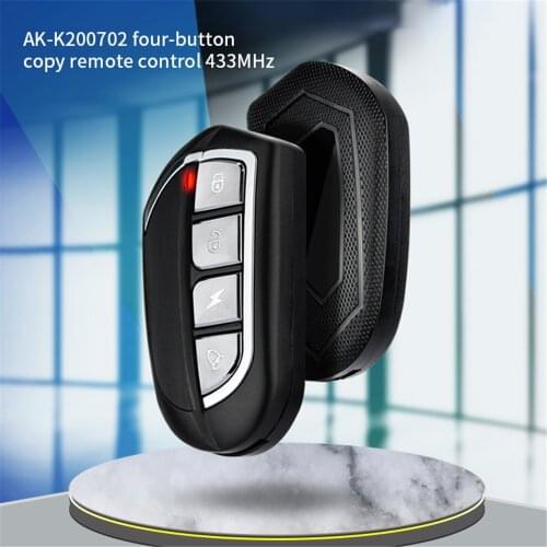 Kebidu 433Mhz Remote Contro 4 Keys Keychain Receiver Module RF Transmitter Electric Cloning Gate Garage Door for Home