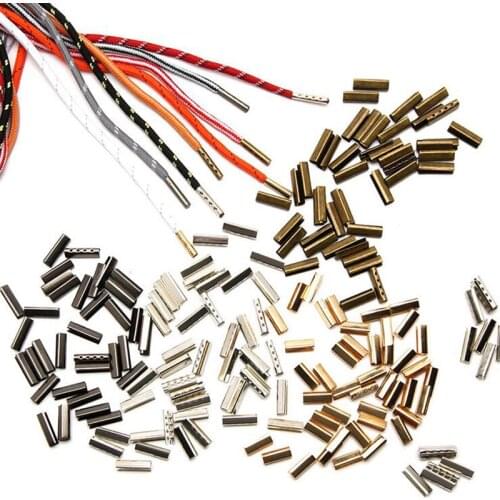 End Caps Clasps Fit Leather Cord Fold Over Crimp Cord Ends Connector For shoes cord waist cord Making Accessories 500 pcs/lot