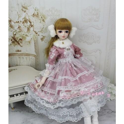Princess BJD doll for 1/3 scale BJD / SD doll clothes,Bjd Doll clothing accessories angel girls luxury set dreamy dress