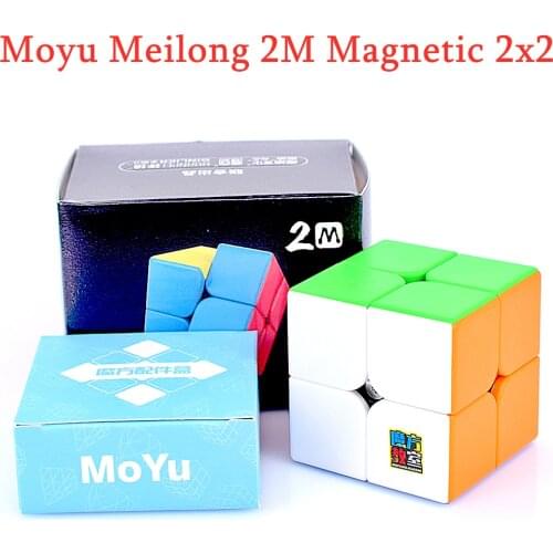 Moyu meilong M magnetic 2x2x2 magic cube 2x2 puzzle cube 2x2x2 speed cube meilong 2M magnet 3x3x3 cubo magico 4x4x4 5x5x5