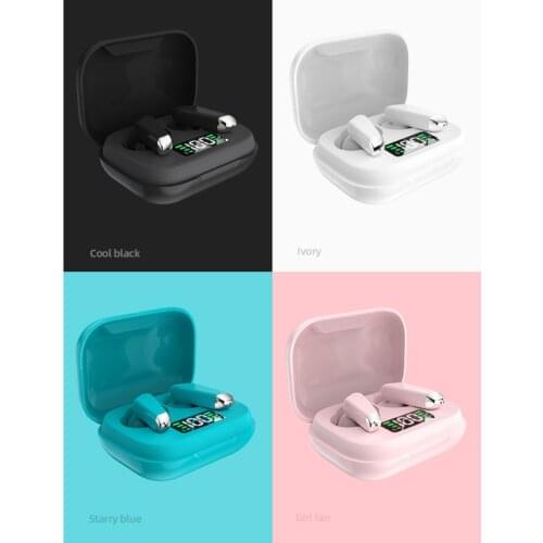 New TWS Bluetooth Headset Noise Reduction Earplug Touch Sports Headset Wireless Bluetooth Headsets With Charging Compartment