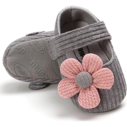 Baby Girls Shoes Toddler Princess Booties Newborn Pram Crib Shoes Soft Sole Prewalker Flower Infant Kids Booties First Walkers