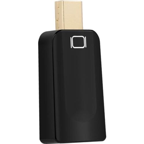 Mini DP To HDMI Adapter ABS Mini Display Port To HDMI 4K HD Converter Support 10.8Gbps 1080P Gold Plated Plug Male To Female