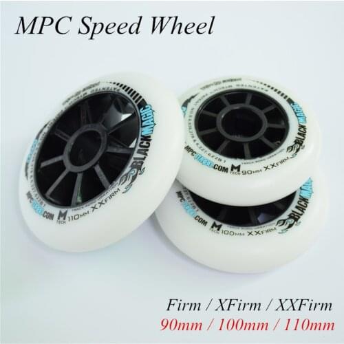 Professional Road Street Inline Speed Skates Wheel for MPC 110mm 100mm 90mm Firm XFirm XXFirm Black Magic Track Roller Tire 8pcs