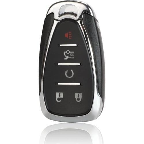 Kutery 5 Buttons Replacement Remote Car Key Shell Case Fob For Chevrolet Cruze Spark Camaro Volt Bolt Trax Malibu
