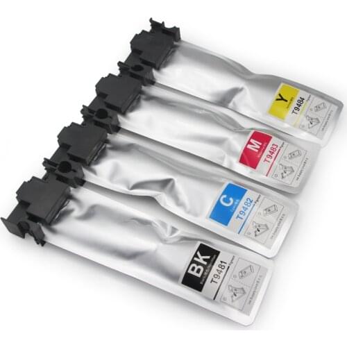 T9481XL T9481-T9484 Pigment Ink Bag With Chip Compatible For Epson WorkForce Pro WF-C5290 WF-C5790 WF-C5210 Printer