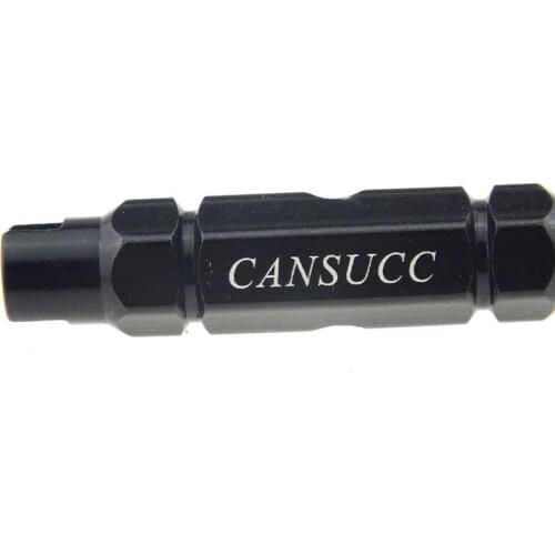 Bicycle multi-function valve tool American mouth French valve extension rod valve core wrench