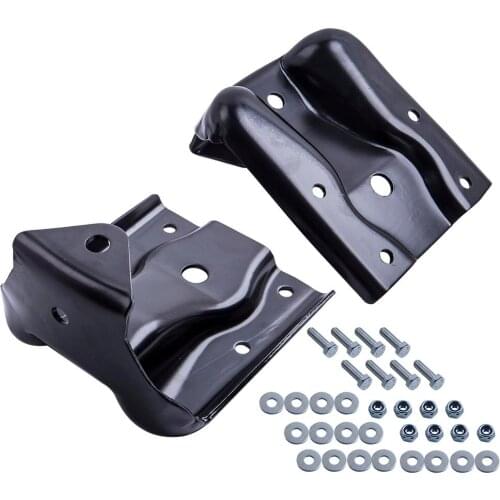 Rear Leaf Spring Hanger Shackle Bracket Pair Set for Chevy Silverado for GMC Sierra 12474021