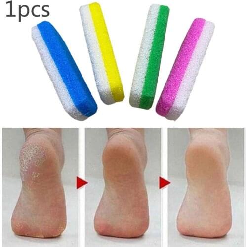 1Pcs Pumice Stone Exfoliate Foot Care Dead Dry Skin Foot Color Pedicure Scrubber Tool Callus Skin Care Wash Remover Feet R0L2