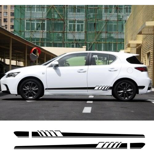 2Pcs For Lexus RX 300 330 IS 250 300 GX 400 460 UX 200 NX LX LS GS ES CT200h Fsport Car Side Sticker Vinyl Car Tuning Accessorie