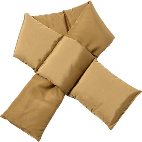 2020 Design Brand Solid Winter Scarf Women Down-Cotton Collar Snood Ring Warm Neck-Cross Shawl Wraps Femme Bufanda Szalik Zimowy