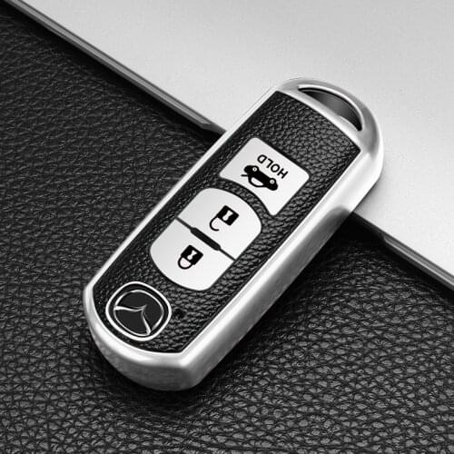 Key Case Cover For Mazda 2356 Demio CX-3 CX-4 CX-5 CX-7 CX-9 CX8 MX5 Axela Atenza 2015-2019 Remote Keychain Protection