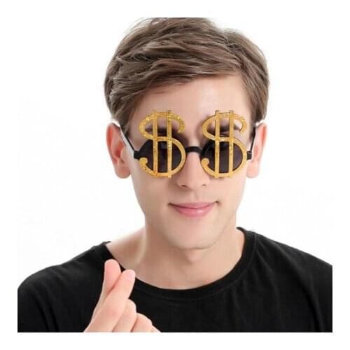 Dollar Sign Sunglasses Novelty Tinted Fun Shades Glasses Funny Photo Props Party Accessory