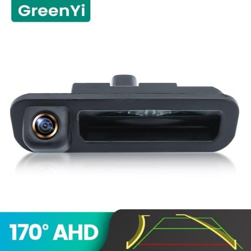 GreenYi 170° AHD 720P Trajectory Car Rear View Camera for Ford Focus 2012 2013 For Focus 3 2C 3C