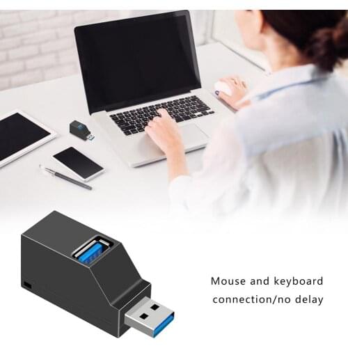 USB 3.0 HUB Adapter Extender Mini Splitter Box 3 Ports For PC Laptop Macbook Mobile Phone High Speed U Disk Reader For Xiaomi