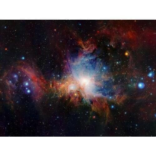Space Infrared View Orion Nebula Picture Art print Silk poster Home Wall Decor