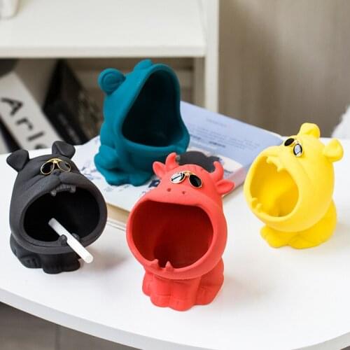 Nordic Style Creative Multi-function Ashtray Living Room Coffee Table Decoration Ornaments Ashtray Crafts Gift