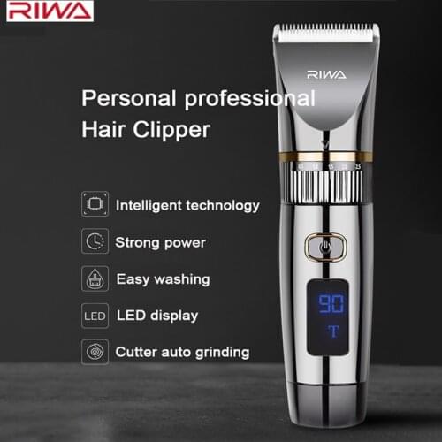 Xiaomi RIWA Hair Clipper Professional Electric Trimmer With LED Screen Washable Rechargeable Full Set Hair Machine Hair Trimmer
