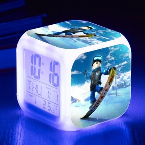 Cute Clock Alarm Color Change Animation Digital Alarm Childrens Gift