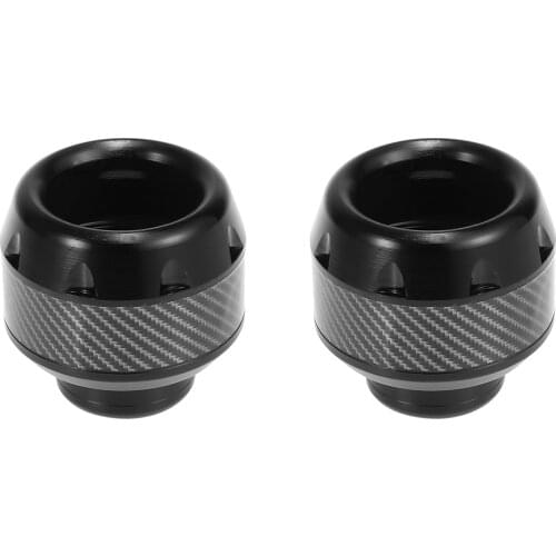 Motoforti 1Pair CNC Aluminum AlloyMotorcycle Wheel Front Fork Frame Sliders Crash Pad Falling Protection Anti Crash Caps