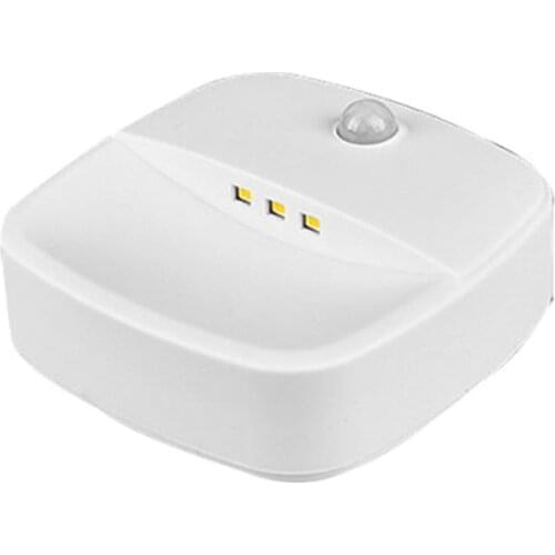 Night Light Under Cabinet Light PIR Motion Sensor Wardrobe Light Auto ON/OFF Rechargeable Night Lamp for Cupboard Closet Kitchen