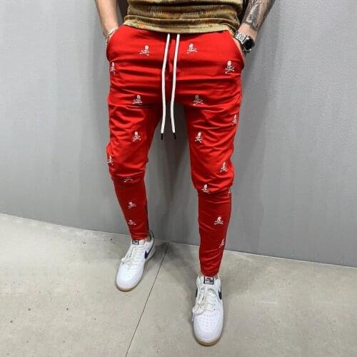 2021 spring and autumn new mens running sports casual trousers fashion trend pants outdoor fitness trousers men