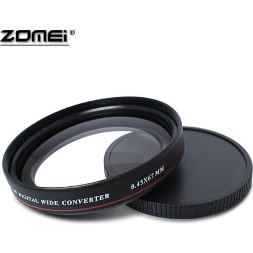 ZOMEI Ultra Slim UV72 40.5mm 49mm 52mm 55mm 58mm 62mm 67mm 72mm 77mm 0.45x Wide Angle Filter Lens for Nikon Canon SLR Camera