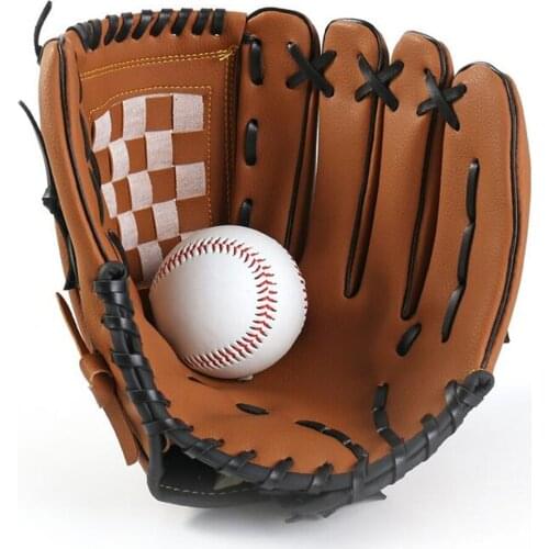 Outdoor Sports Baseball Glove Softball Practice Equipment Size 9.5/10.5/11.5/12.5 Left Hand For Adult Man Woman Training