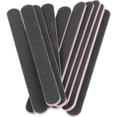 Nail Files Sanding 100/180 Round Grit for Nail Art Tips Manicure Buffer Block Set Grey Nail Files For UV Gel Polish Manicure Too