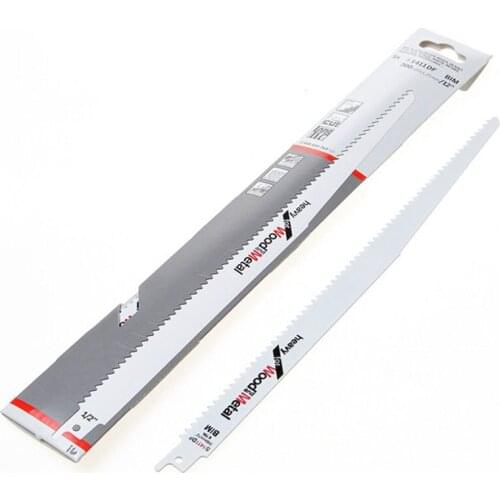 1*BIM Saw Blade 300mm 12" Inch 6 TPI Reciprocating Saw Blade Tools For Bosch Metal &Wood Cutting High Quality Random Package