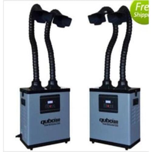 Soldering Smoke Absorber Fume Extractor Air Cleaner Filter X1002 CE Double Head fast shipping