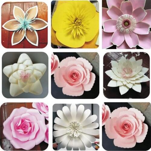 DIY Making Flowers Metal Cutting Dies Silver Stencil For Scrapbooking Album Photo Paper Cards Crafts New 2019 Decorative Emboss