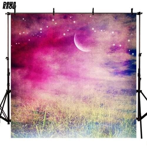 DAWNKNOW Texture Moon Photography Background Photocall Personal Drawing Scenic Photo Shoot Celebrate Backdrop Children lv620
