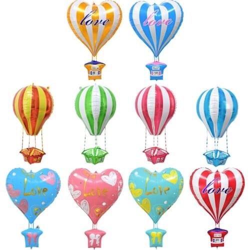 22Inch Hot Air Balloon Foil Balloons Birthday Wedding Party Decorations Aluminum Foil Balloon Kid Boy Toy Baby Shower